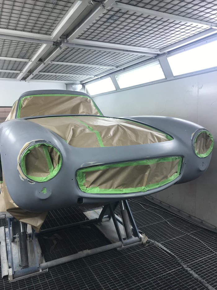 Mercedes 300 SL – Restauration und Lackierung eines Flügeltürers (Bild 3)