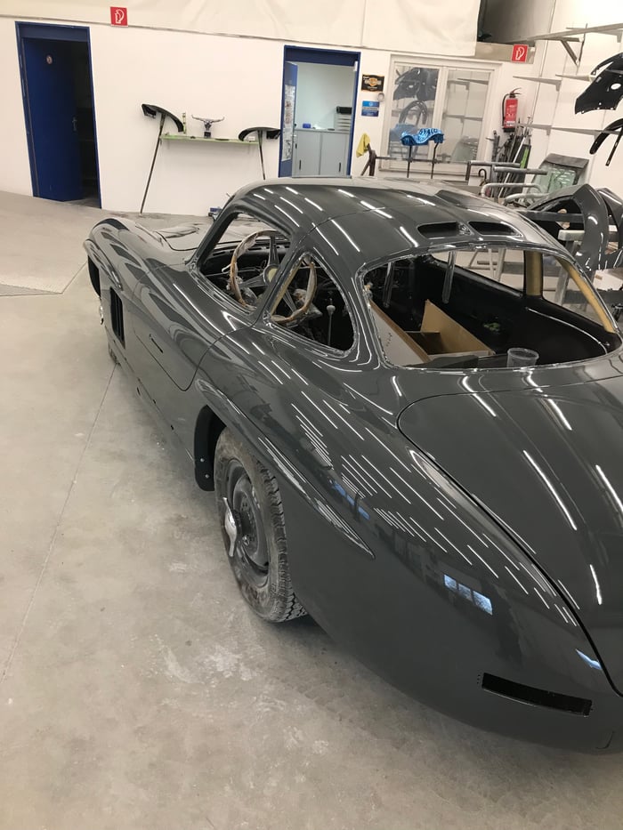 Mercedes 300 SL – Restauration und Lackierung eines Flügeltürers (Bild 5)